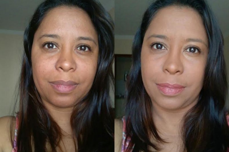 Maquiagem Feminina | Base Efeito Matte Vult Antes e Depois