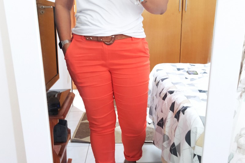 Look do dia|Looks da Vida Real Calça Laranja