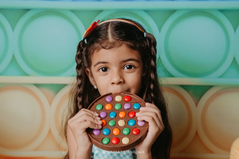 Dia das Crianças Pop It | Estúdio Fotográfico Juliana Lima Chocolate