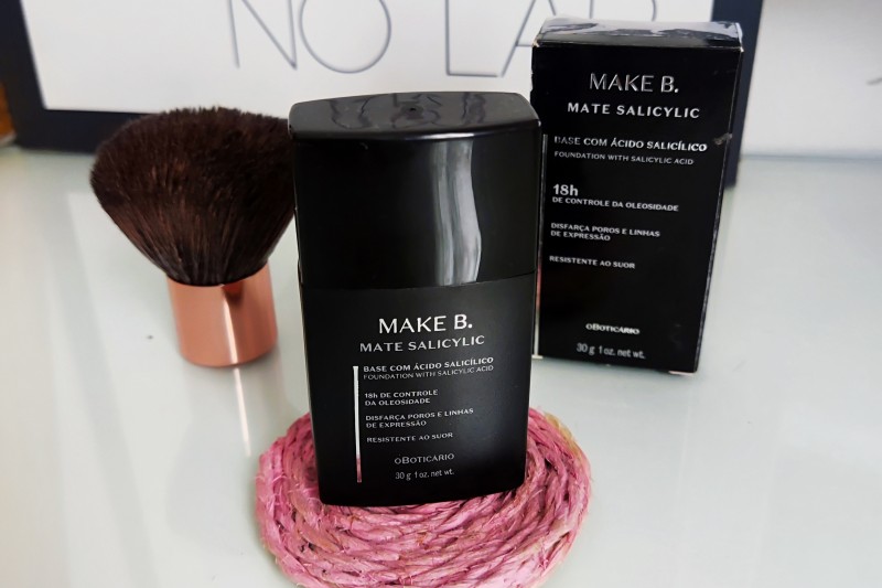 Resenha Make B |Base Mate Salicylic O Boticário Site