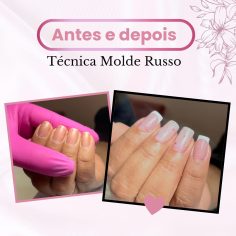 Alongamento de Unha | Molde Russo