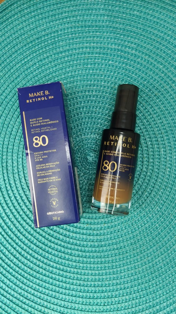 Resenha Sincerona | Base Retinol H+ Make B O Boticário